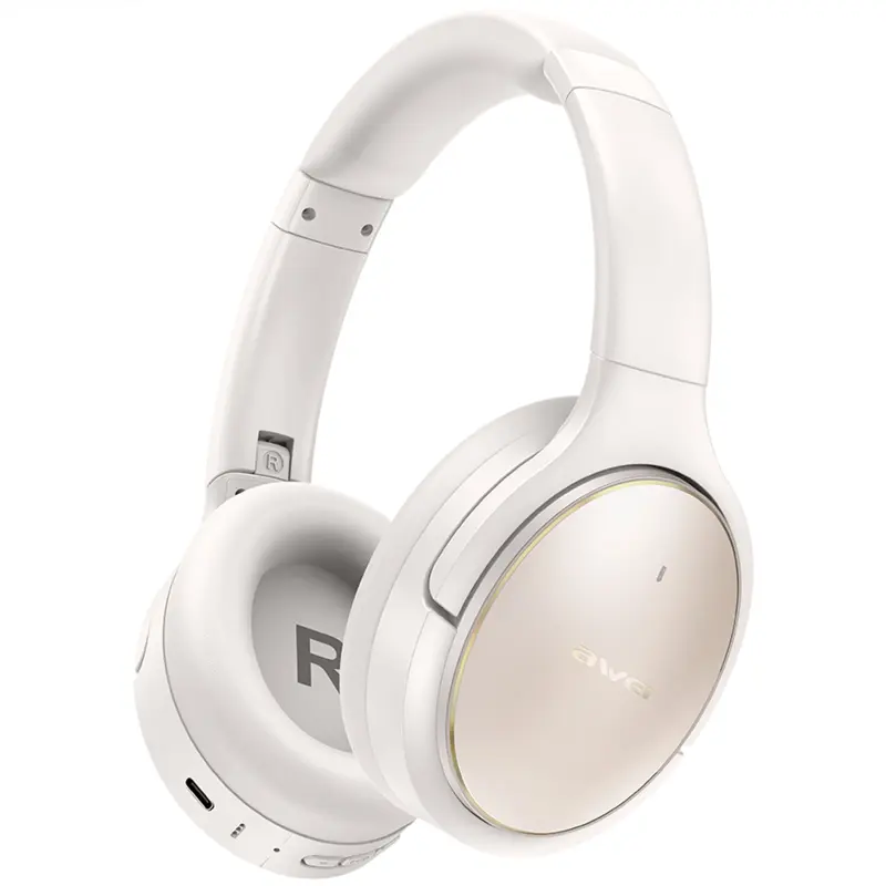 Nauszne słuchawki bluetooth Awei AT20 ANC, White