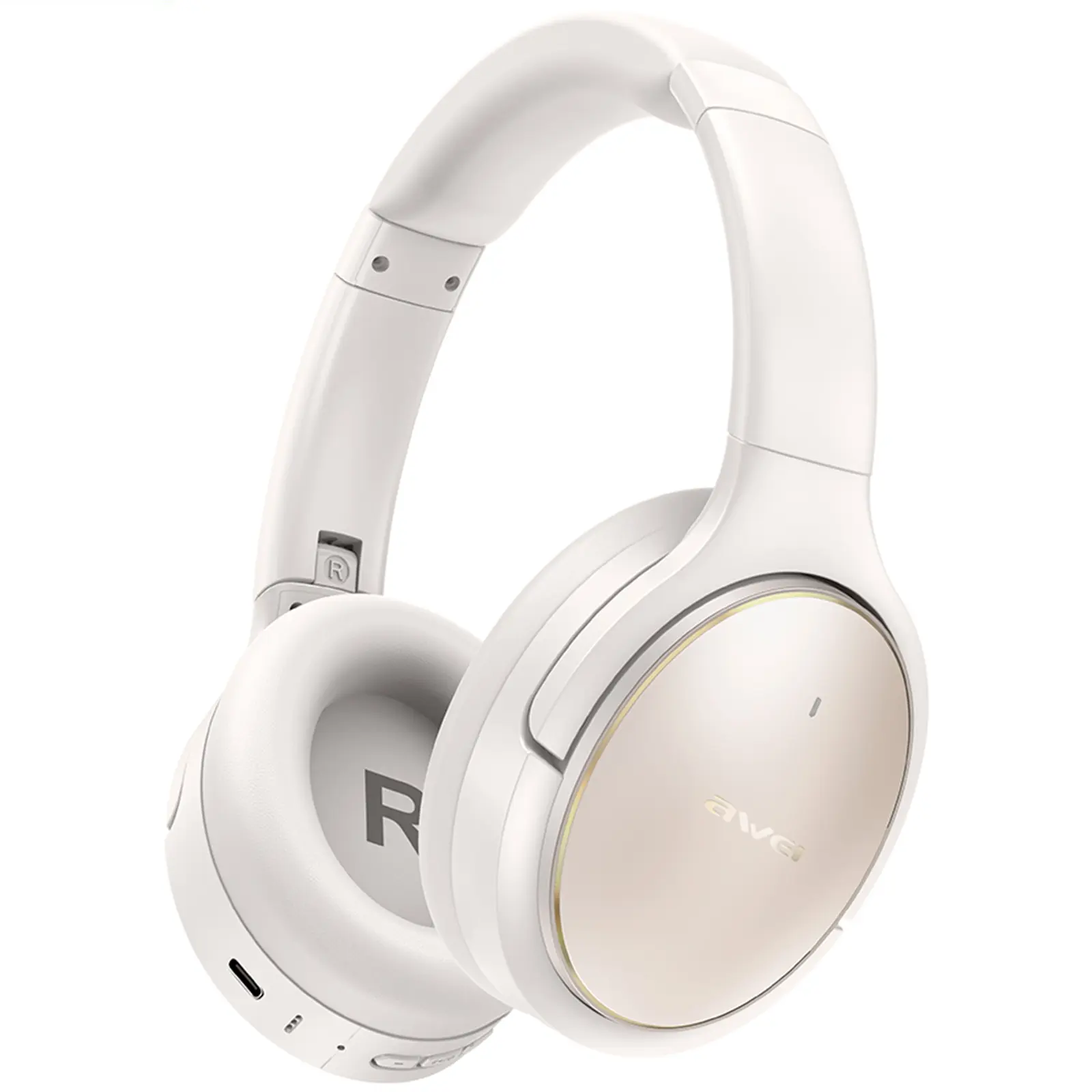 Nauszne słuchawki bluetooth Awei AT20 ANC, White