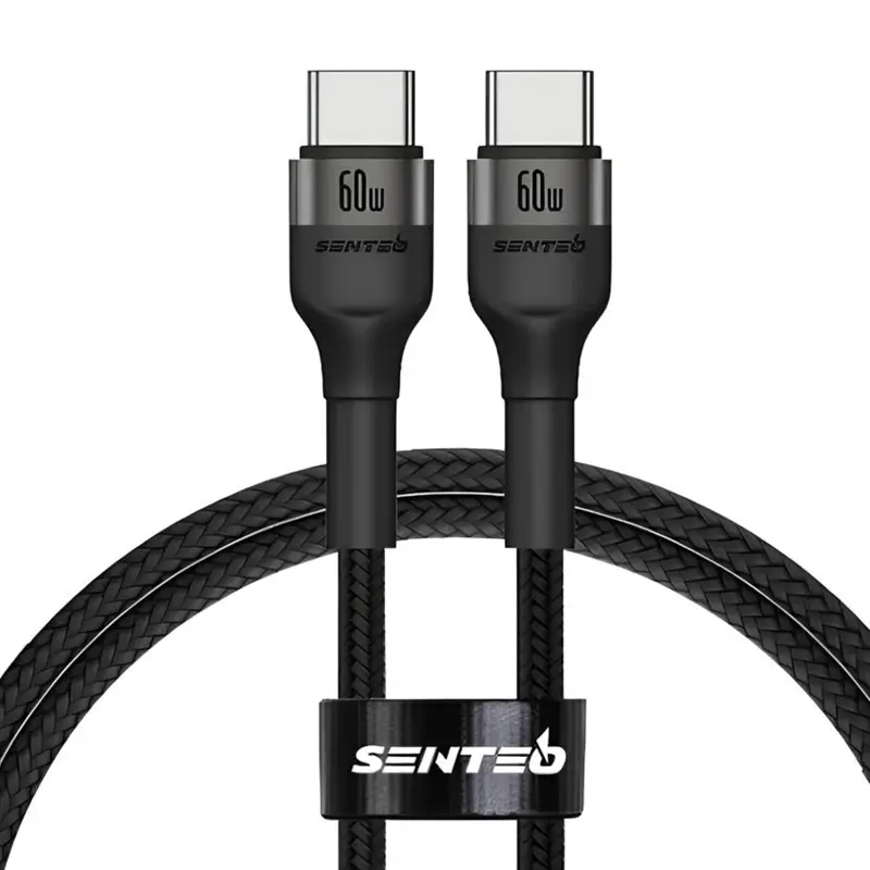 Data kabel Senteo ST-01 Montes Series braided USB-C to USB-C 60W (1.2m)