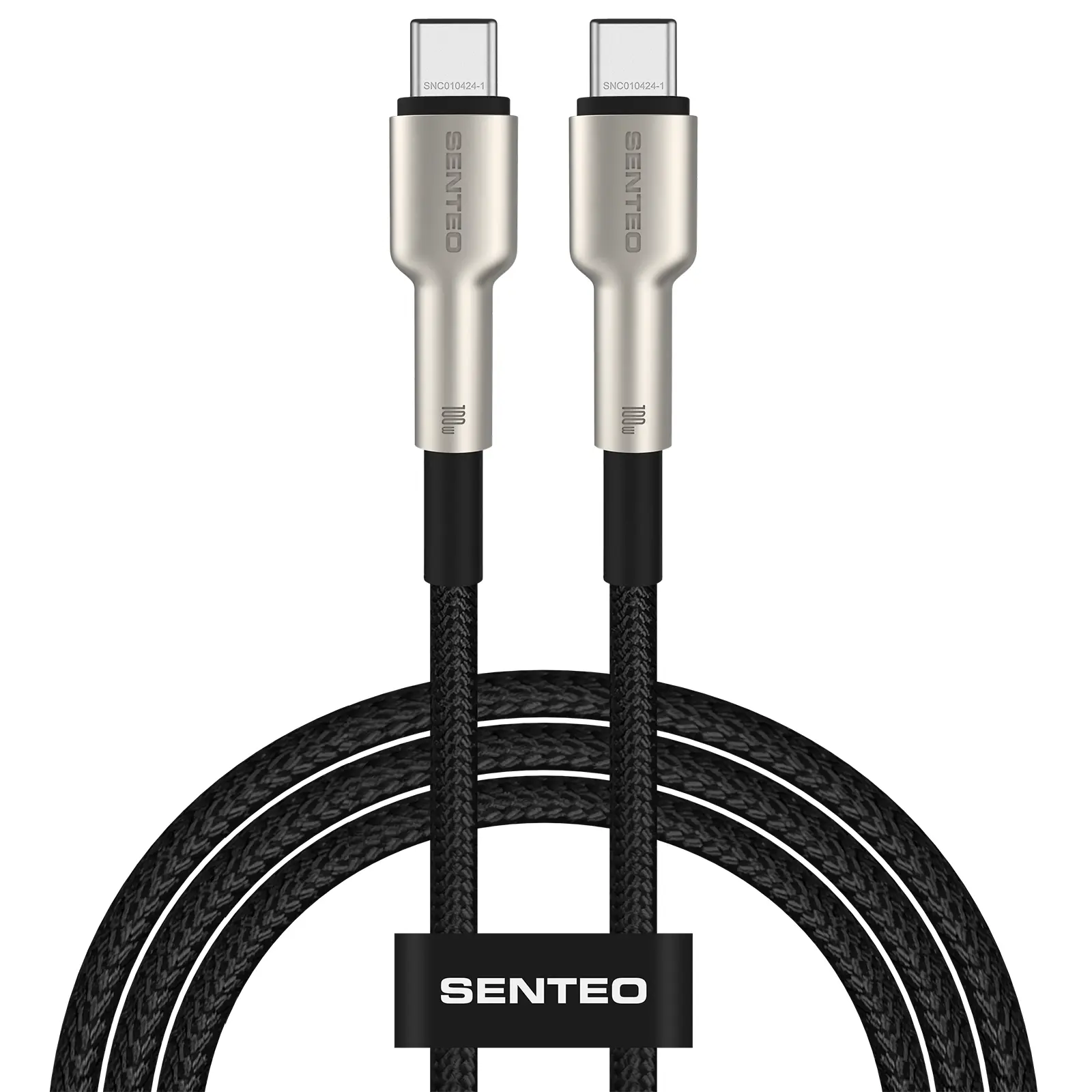 Data kabel Senteo SM-03 Iron Series braided USB-C to USB-C 100W (2m)