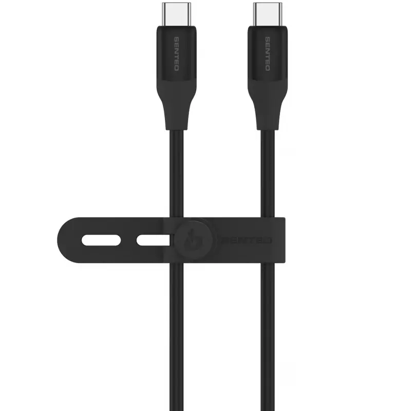 Data kabel Senteo SL-07 skin silicone USB-C to USB-C 100W (1.2m)