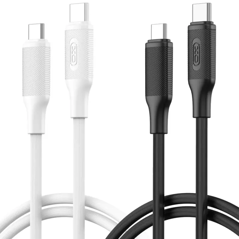 Data kabel XO NB-Q265B USB-C to USB-C 60W (1m)
