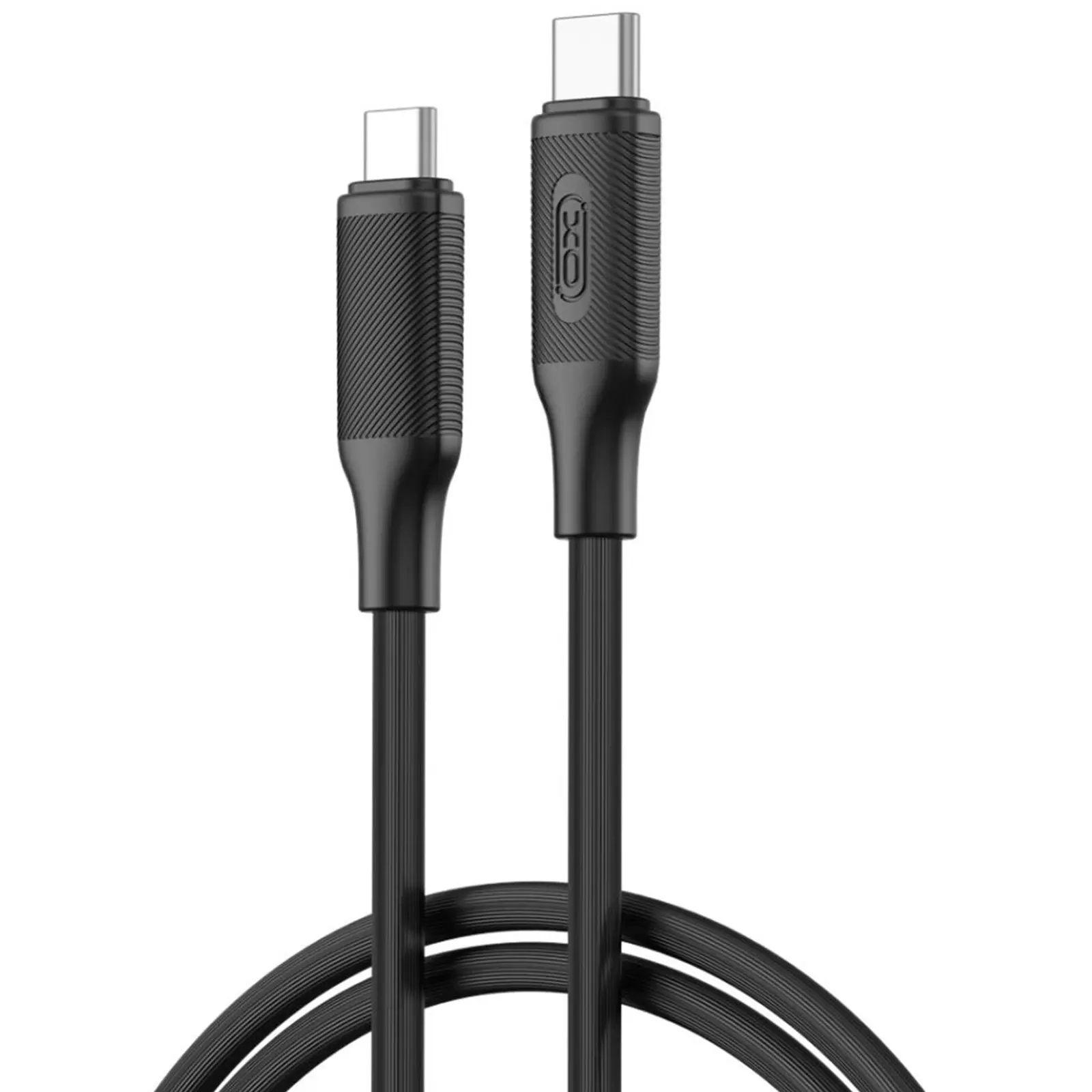 Data kabel XO NB-Q265B USB-C to USB-C 60W (1m), Black