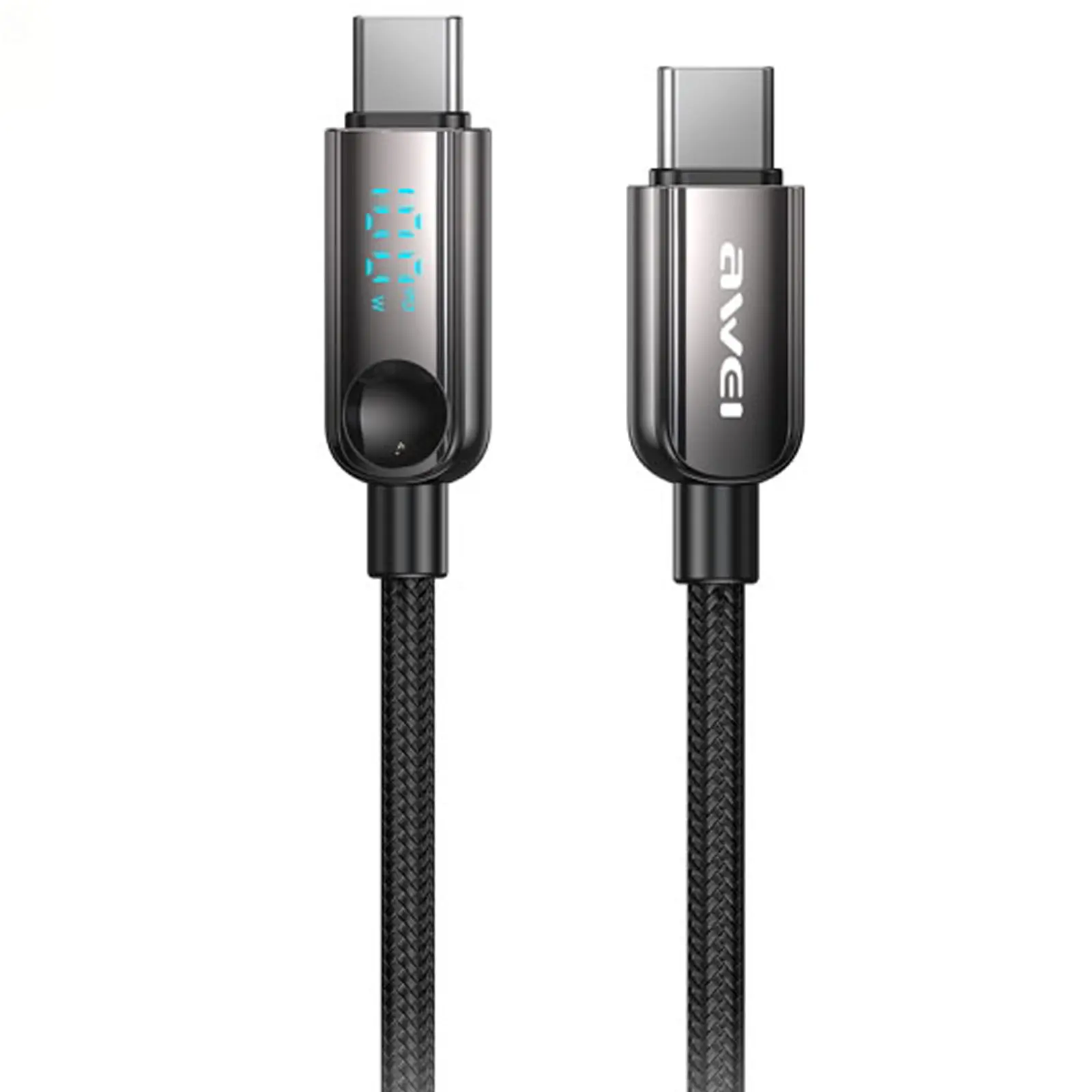 Data kabel Awei CL-175 Type-C to Type-C 60W (1m)