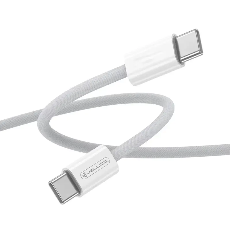 Дата кабель Jellico IP15 Type-C to Type-C PD60W (2m), White 2