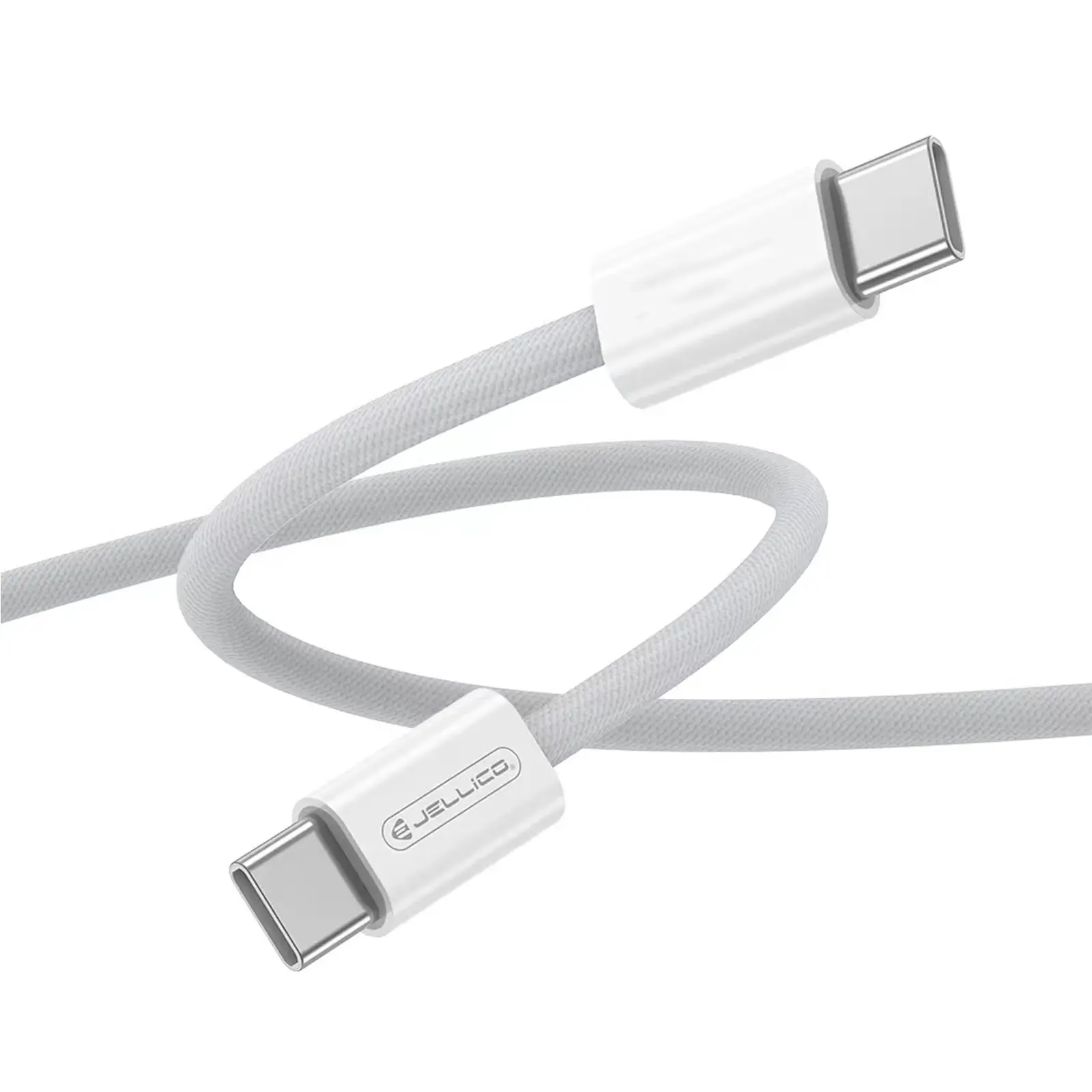 Дата кабель Jellico IP15 Type-C to Type-C PD60W (2m), White 2