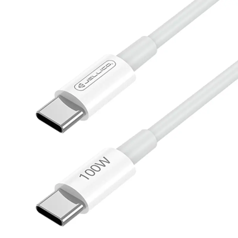 Kabel Jellico B22 Type-C to Type-C PD100W (1m), White 2