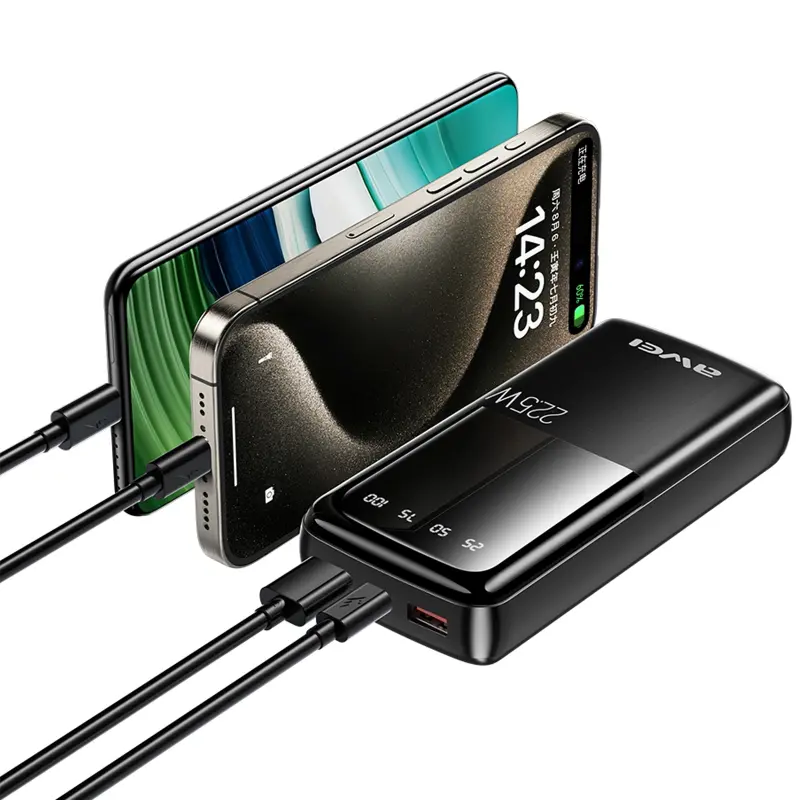 Power Bank Awei P13K 22.5W+PD20W 20000 mAh, Black 2