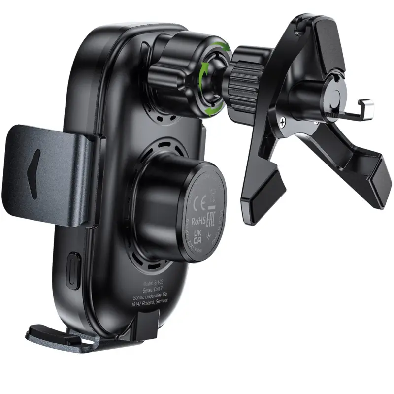 Uchwyt samochodowy с ładowarka bezprzewodowa Senteo SH-02 Drift 2 Wireless Dashboard+ Airvent Mount 15W, Black 2