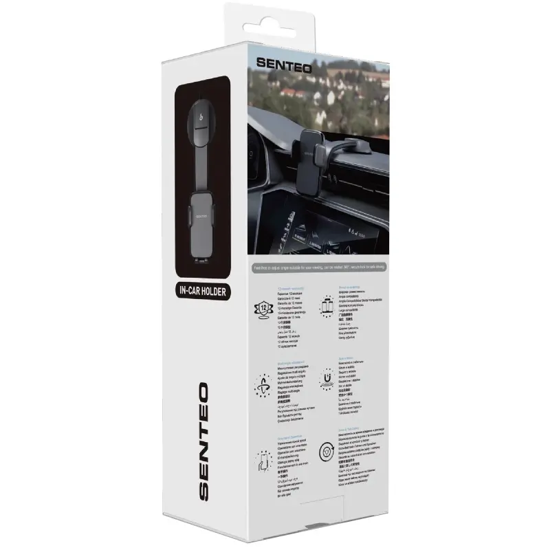 Uchwyt samochodowy Senteo SH-04 Pilot series Dashboard mount, Black 2