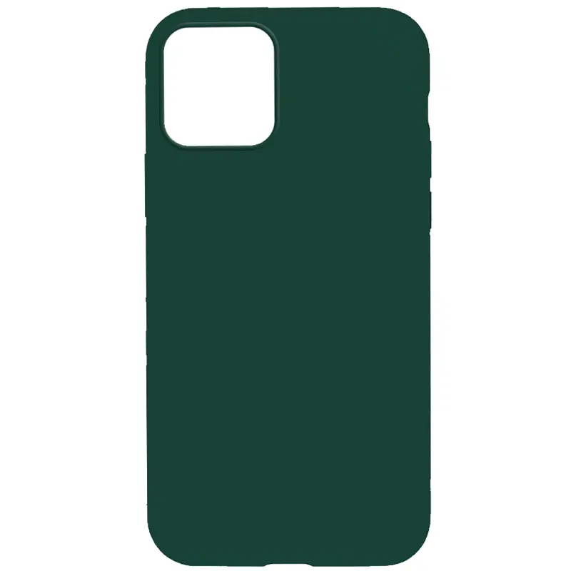 Чохол Silicone Case Full Protective (AA) NO LOGO для Apple iPhone 12 Pro / 12 (6.1"), Зелений / Forest green, Силікон