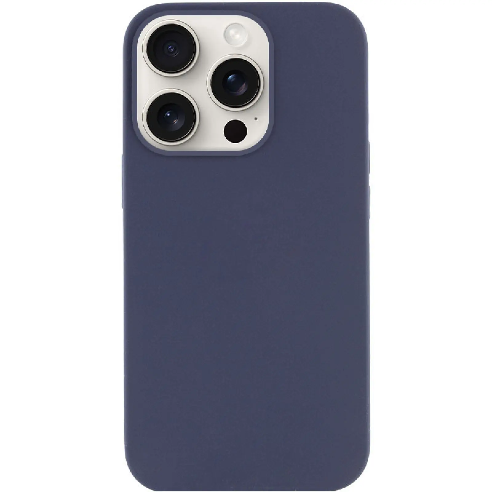Etui Silicone Case Full Protective do Apple iPhone 14 Pro (6.1"), Ciemno-niebieski / Midnight blue, Silikon