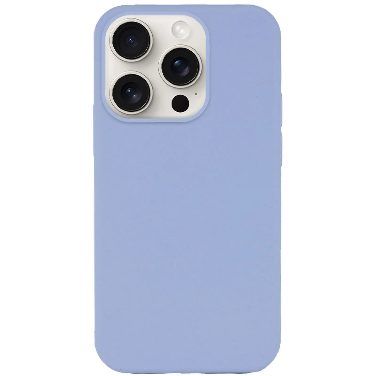 Etui Silicone Case Full Protective do Apple iPhone 14 Pro Max (6.7"), Niebieski / Lilac Blue, Silikon