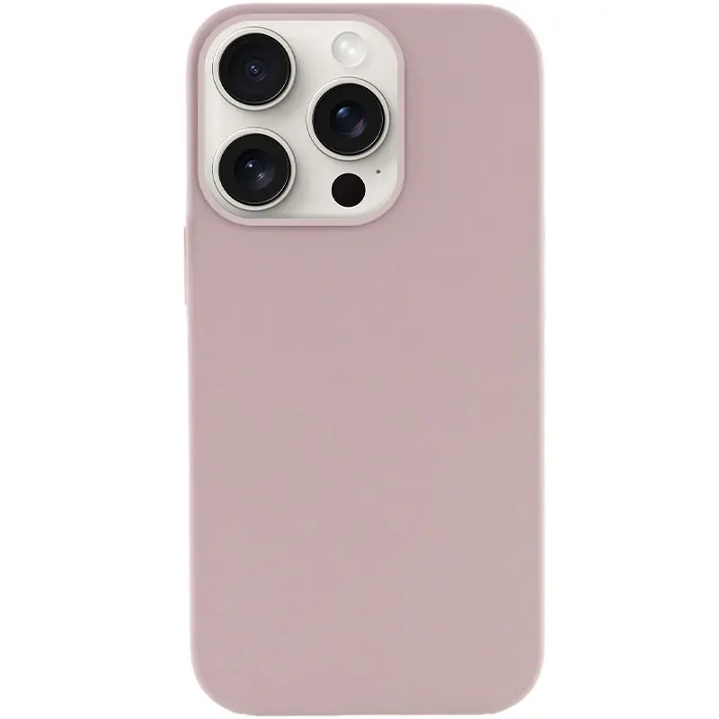 Etui Silicone Case Full Protective do Apple iPhone 14 Pro Max (6.7"), Szary / Lavender, Silikon