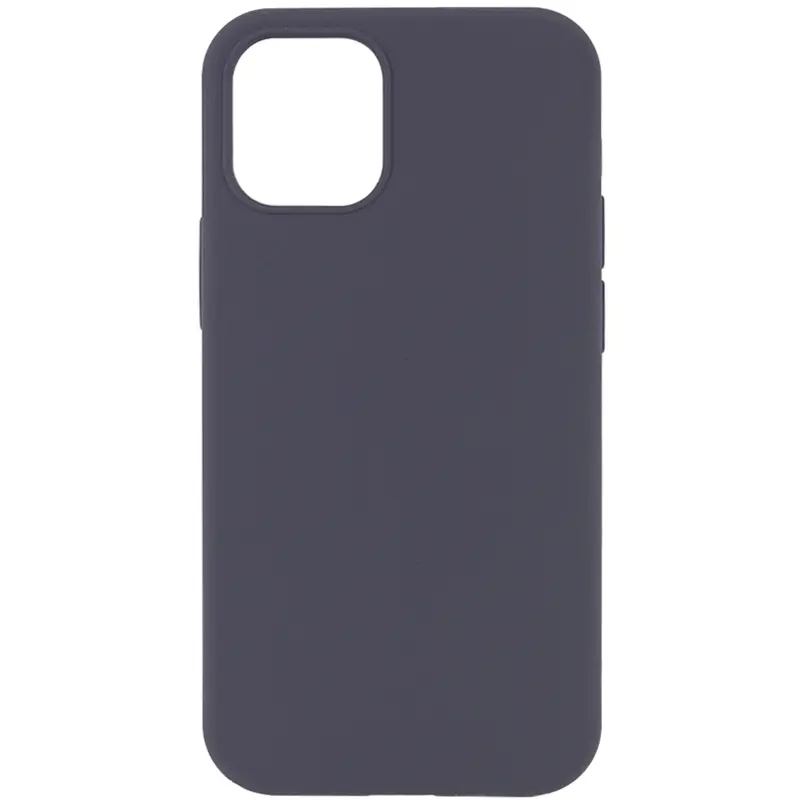 Чохол Silicone Case Full Protective (AA) NO LOGO для Apple iPhone 15 Plus (6.7"), Сірий / Dark Gray, Силікон