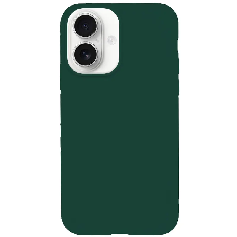 Etui Silicone Case Full Protective do Apple iPhone 16 (6.1"), Zielony / Forest green, Silikon