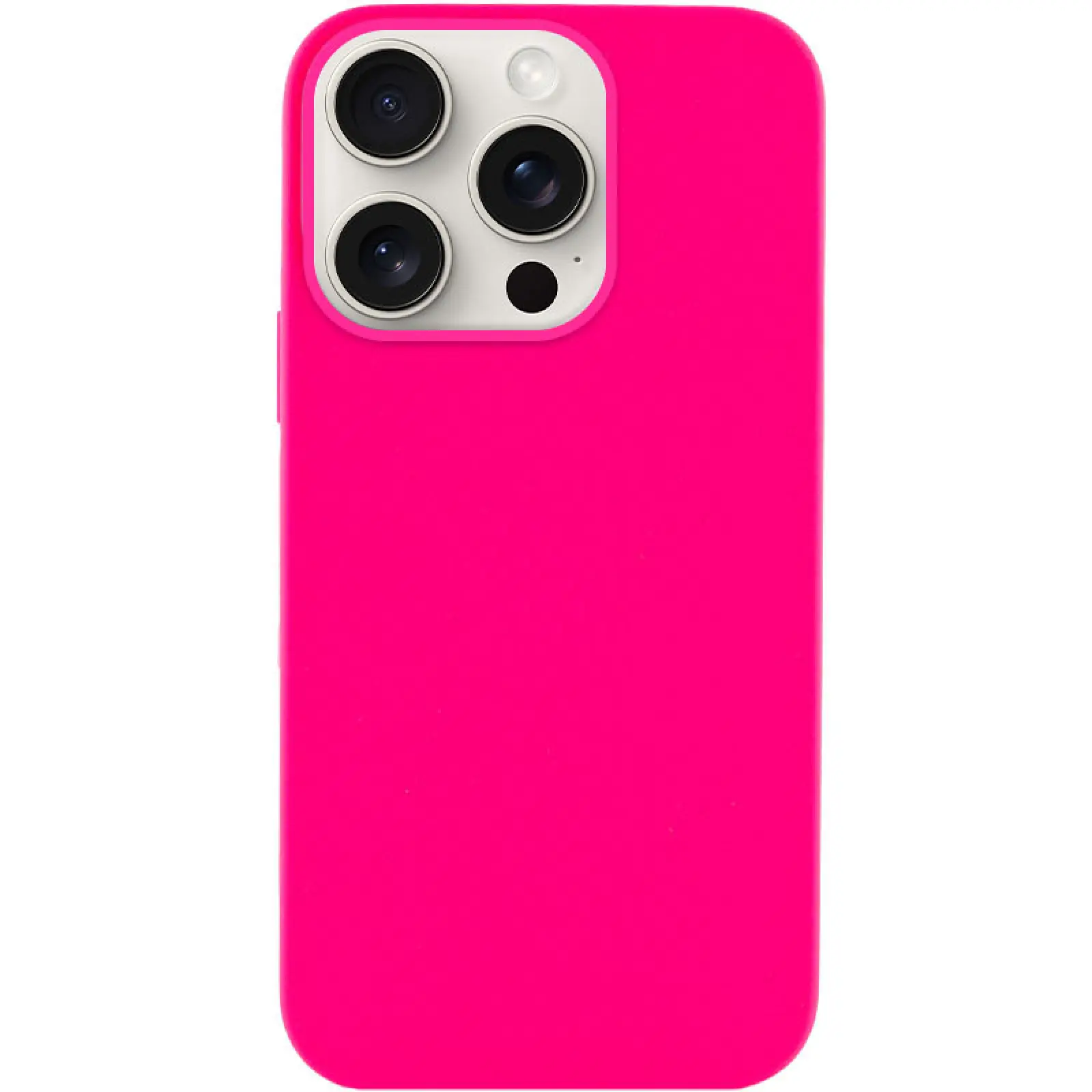 Etui Silicone Case Full Protective do Apple iPhone 16 Pro (6.3"), Różowy / Barbie pink, Silikon