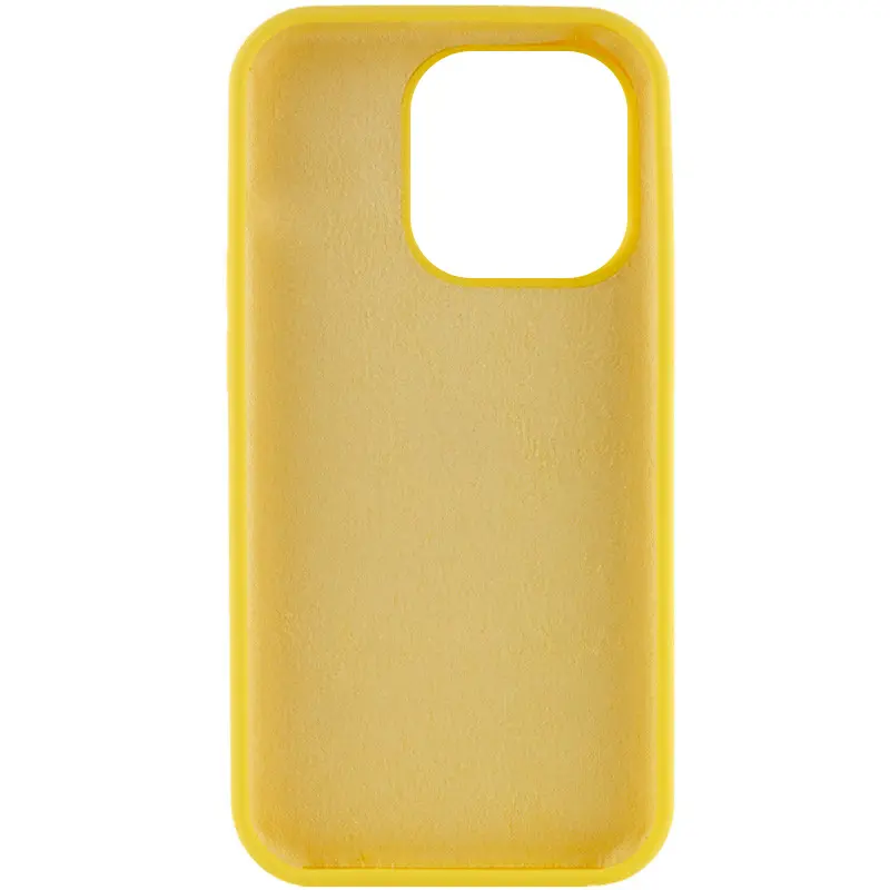 Etui Silicone Case Full Protective do Apple iPhone 16 Pro (6.3"), Żółty / Yellow 1, Silikon
