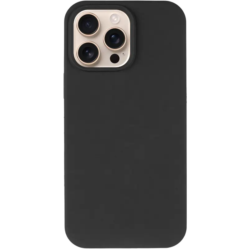 Etui Silicone Case Full Protective do Apple iPhone 16 Pro (6.3"), Czarny / Black 1, Silikon