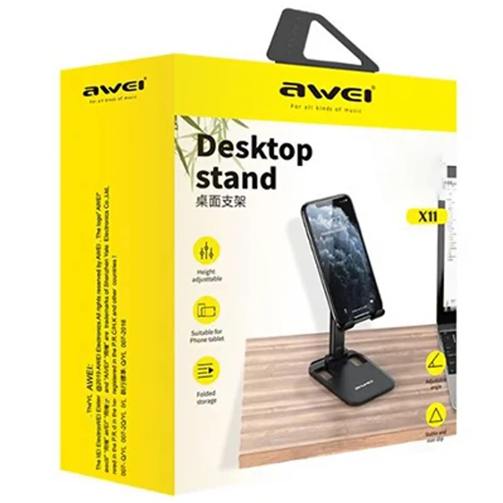 Podstawka do telefony Awei X11, White 2