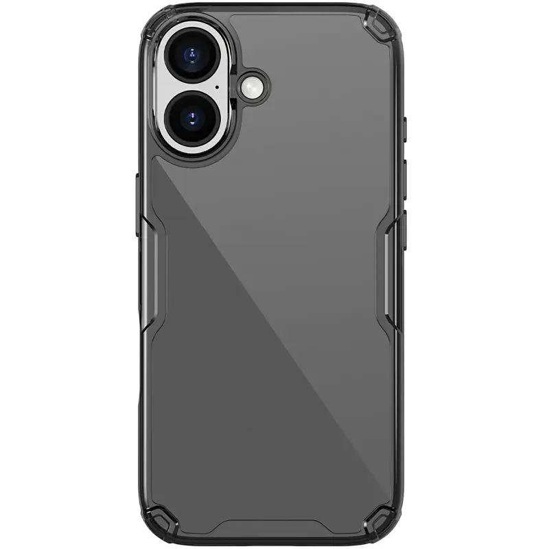 TPU etui Nillkin Nature Pro Series do Apple iPhone 17 (6.3"), Czarny (przejrzysty) 2, Silikon