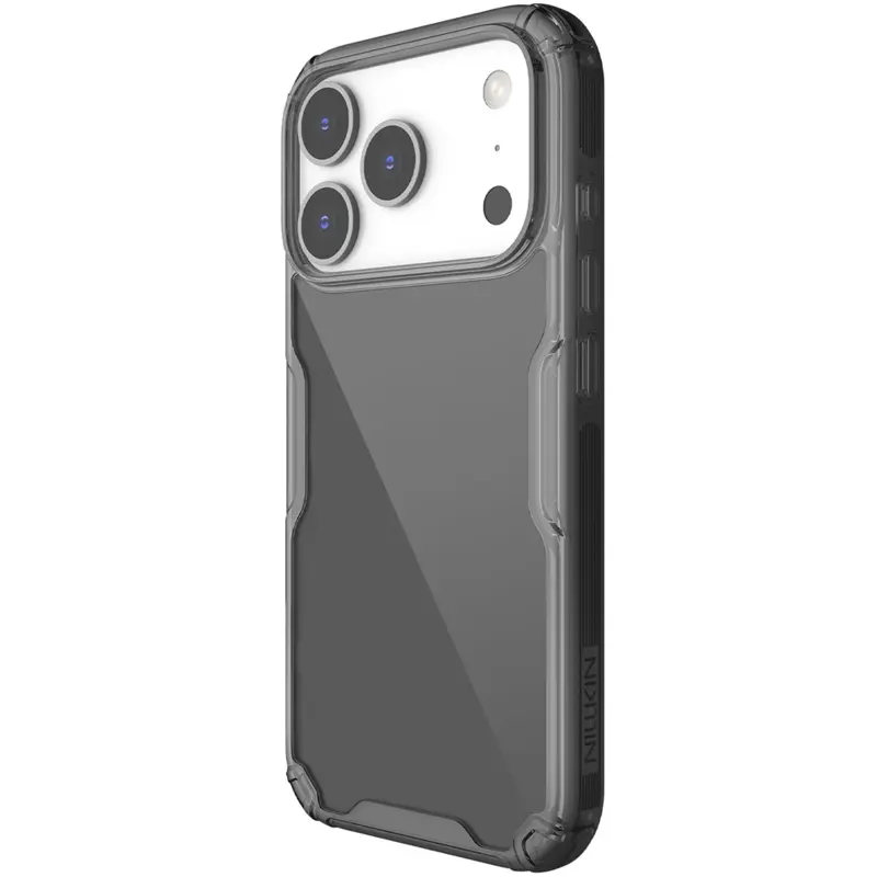 TPU etui Nillkin Nature Pro Series do Apple iPhone 17 Pro / 18 Pro (6.3"), Czarny (przejrzysty) 1, Silikon