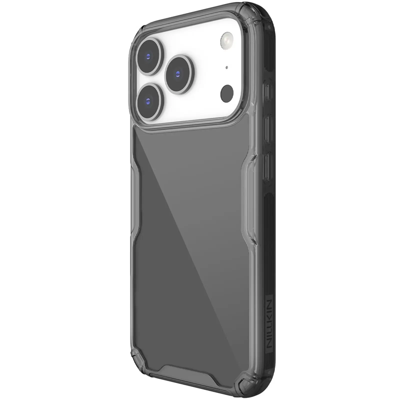 TPU case Nillkin Nature Pro Series for Apple iPhone 17 Pro Max / 18 Pro Max (6.9"), Black (transparent) 1, Silicone