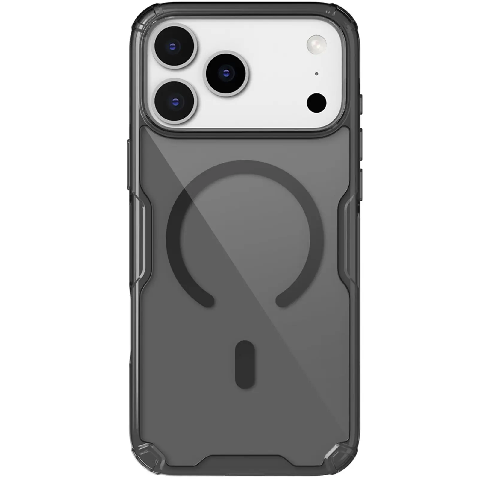 TPU case Nillkin Nature Pro Magnetic for Apple iPhone 17 Pro Max / 18 Pro Max (6.9"), Black (transparent) 2, TPU