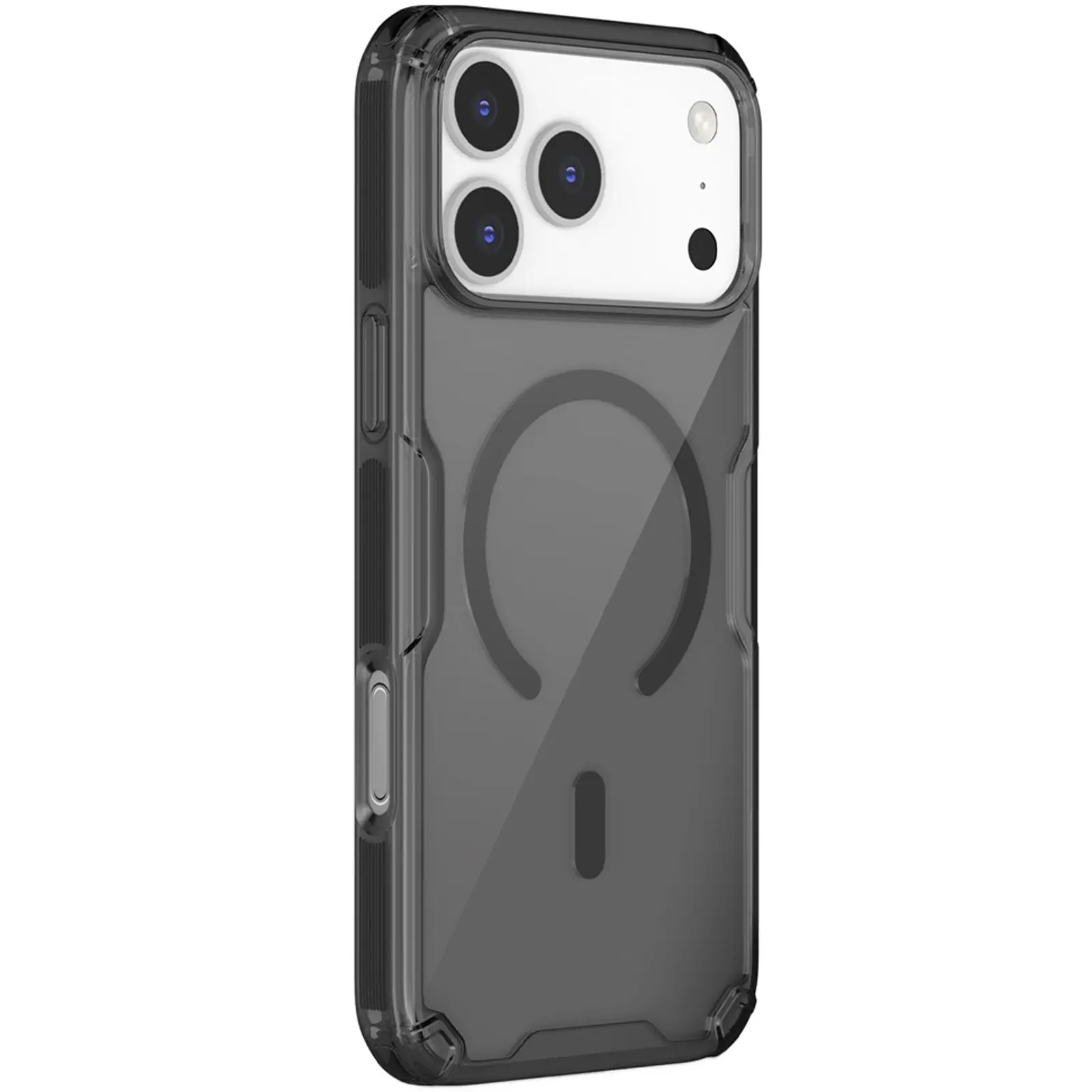 TPU etui Nillkin Nature Pro Magnetic do Apple iPhone 17 Pro / 18 Pro (6.3"), Czarny (przejrzysty), TPU