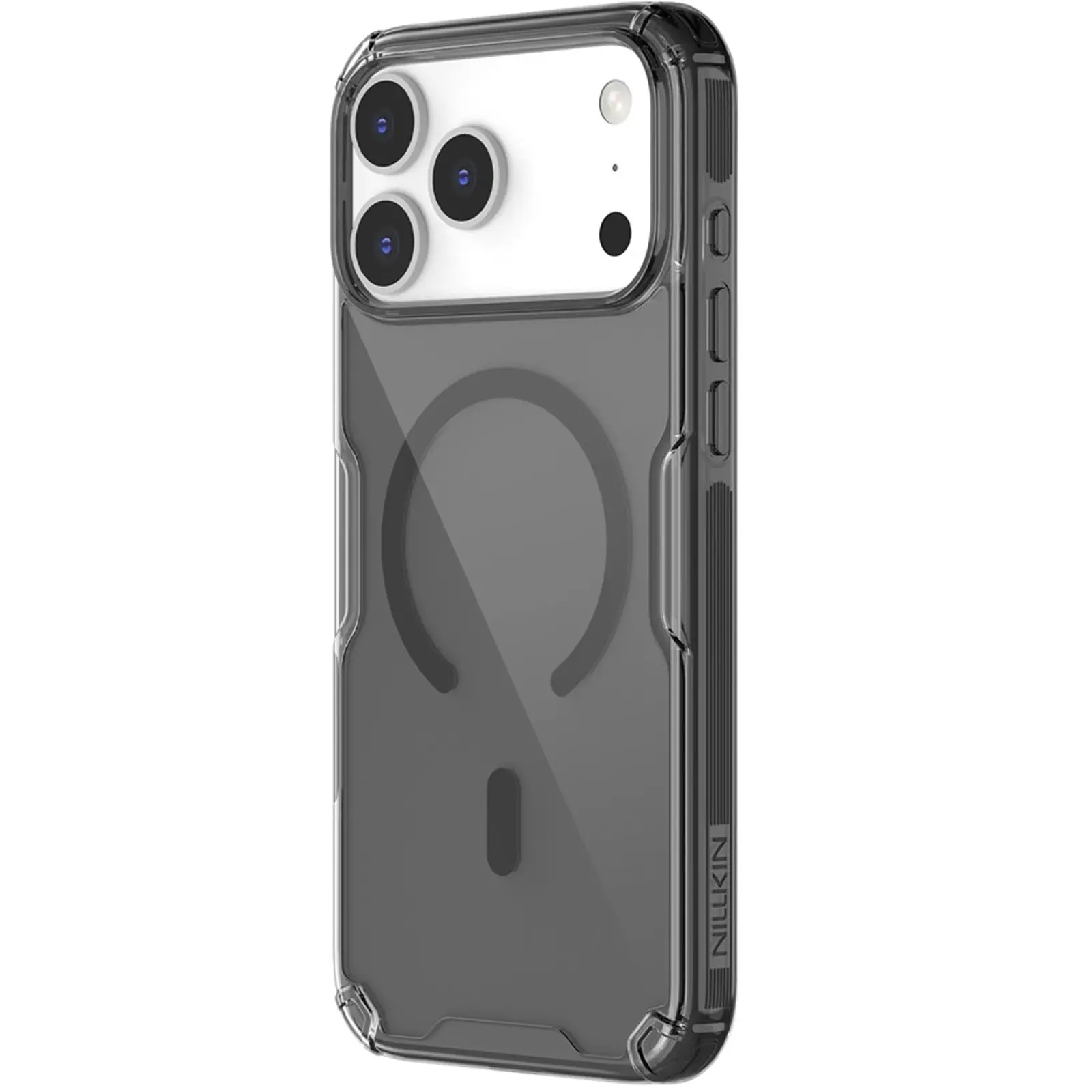 TPU etui Nillkin Nature Pro Magnetic do Apple iPhone 17 Pro / 18 Pro (6.3"), Czarny (przejrzysty) 1, TPU