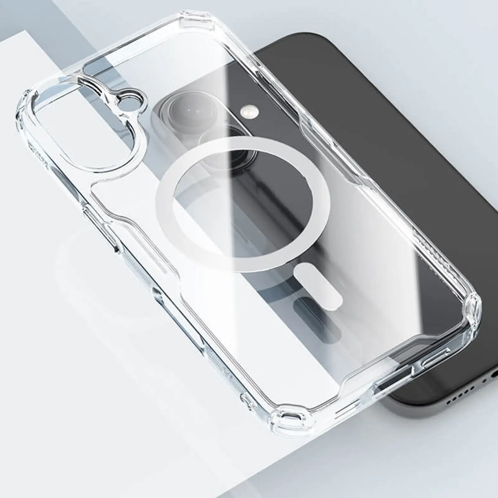 TPU etui Nillkin Nature Pro Magnetic do Apple iPhone 17 (6.3"), Bezbarwny (przejrzysty) 5, TPU