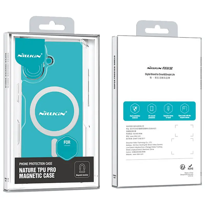 TPU etui Nillkin Nature Pro Magnetic do Apple iPhone 17 (6.3"), Bezbarwny (przejrzysty) 7, TPU