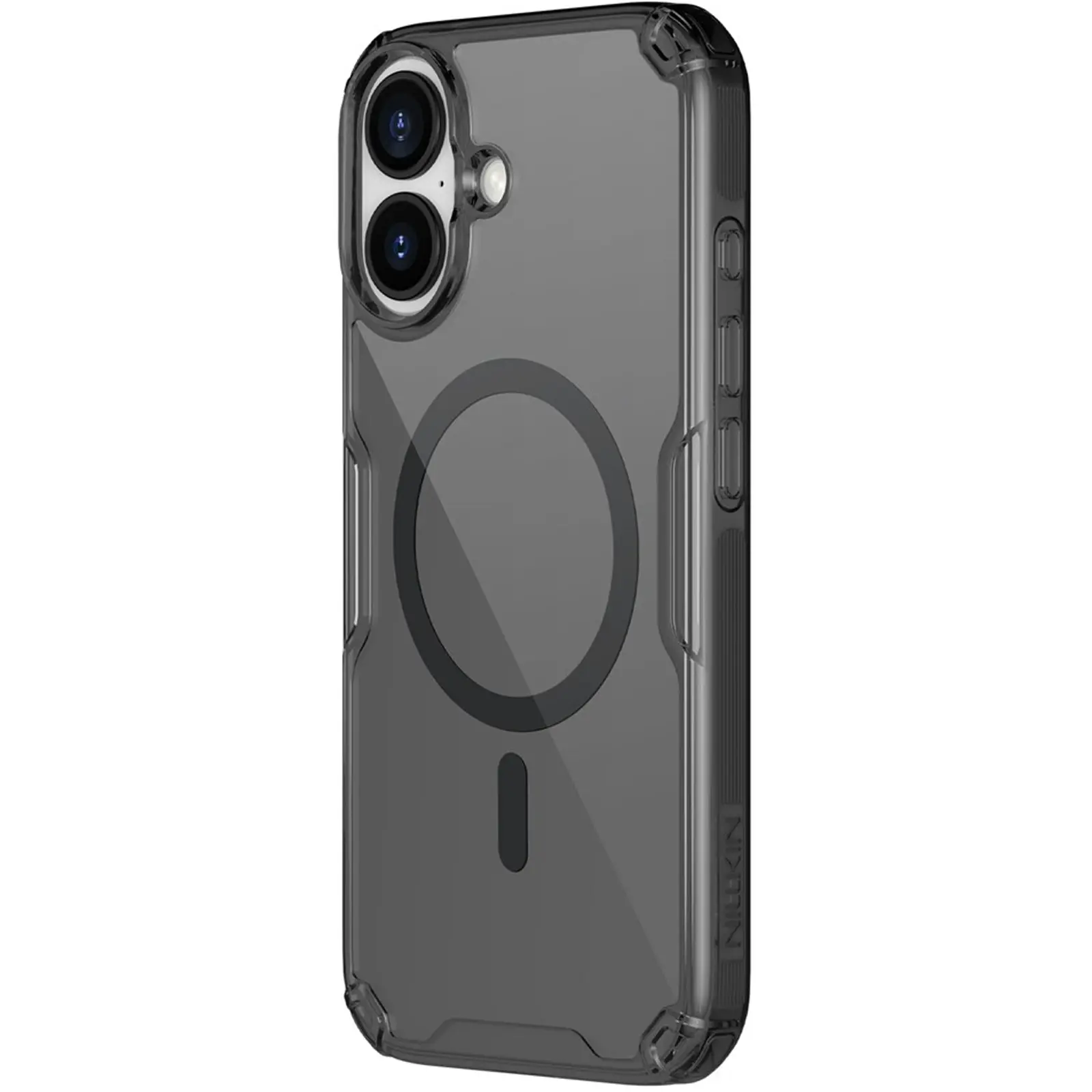 TPU etui Nillkin Nature Pro Magnetic do Apple iPhone 17 (6.3"), Czarny (przejrzysty), TPU