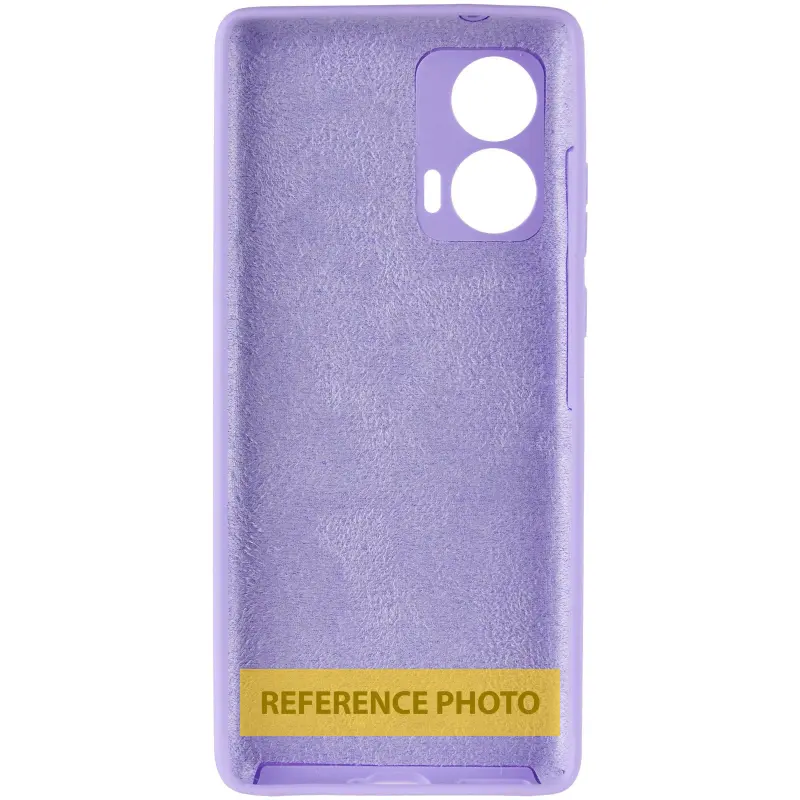 Чохол Silicone Cover (AA) для Motorola Moto G86 5G, Бузковий / Dasheen 2, TPU (термополіуретан)