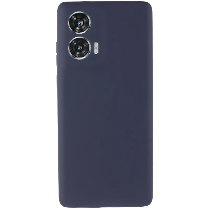 Etui Silicone Cover do Motorola Edge 50 Fusion, Ciemno-niebieski / Midnight blue 1, TPU (termopoliuretan)