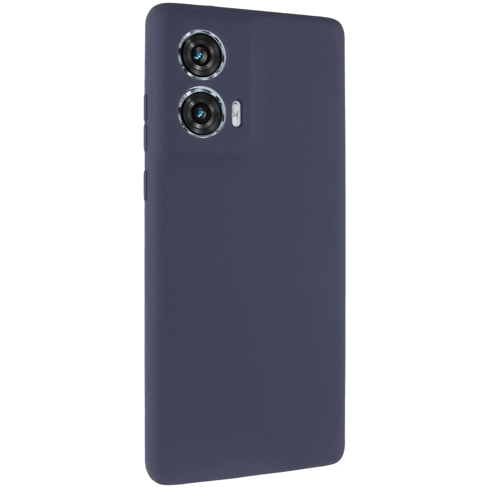 Etui Silicone Cover do Motorola Edge 50 Fusion, Ciemno-niebieski / Midnight blue, TPU (termopoliuretan)
