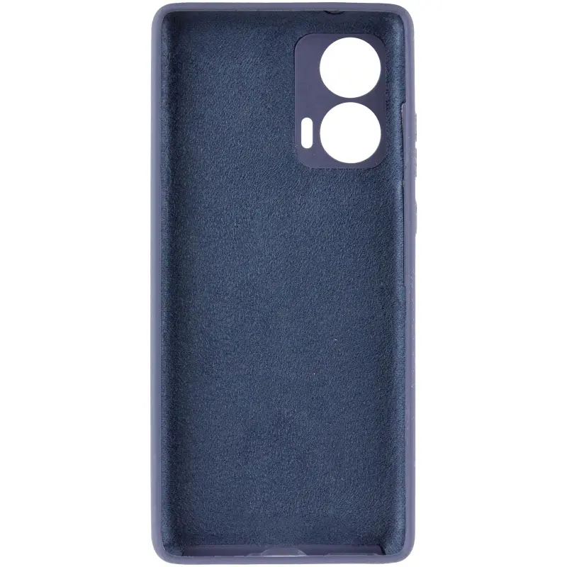 Etui Silicone Cover do Motorola Edge 50 Fusion, Ciemno-niebieski / Midnight blue 2, TPU (termopoliuretan)