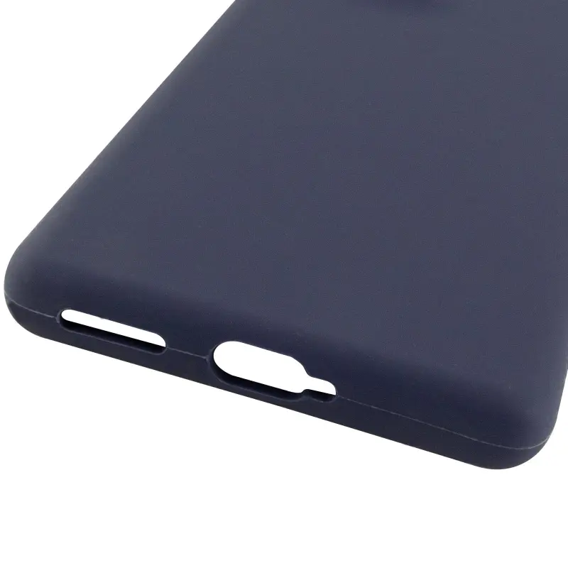 Etui Silicone Cover do Motorola Edge 50 Fusion, Ciemno-niebieski / Midnight blue 4, TPU (termopoliuretan)