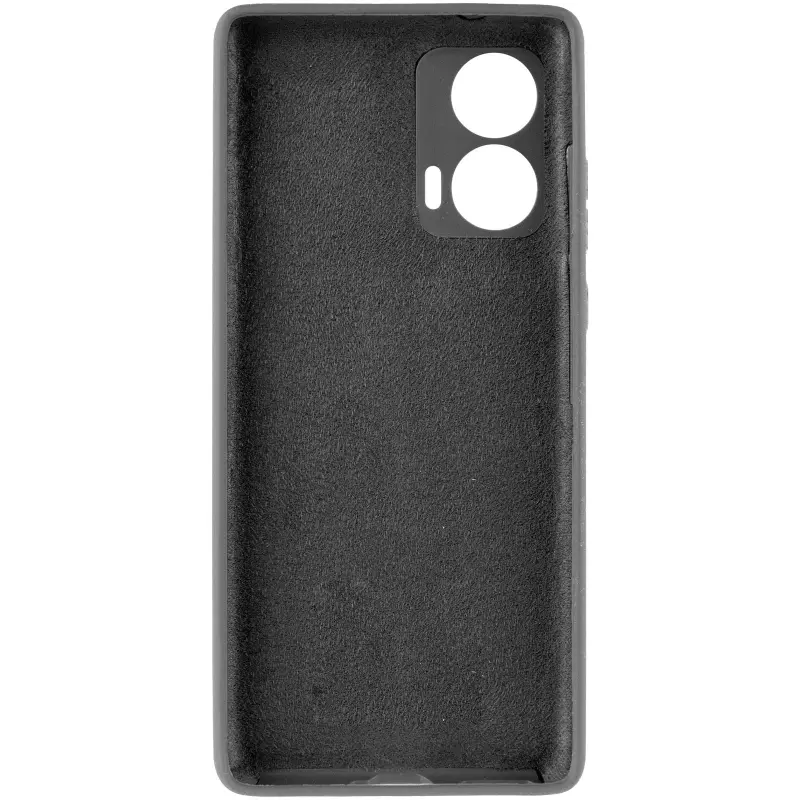 Etui Silicone Cover do Motorola Edge 50 Fusion, Czarny / Black 2, TPU (termopoliuretan)