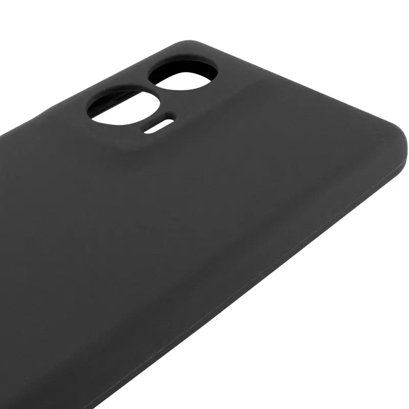 Etui Silicone Cover do Motorola Edge 50 Fusion, Czarny / Black 3, TPU (termopoliuretan)