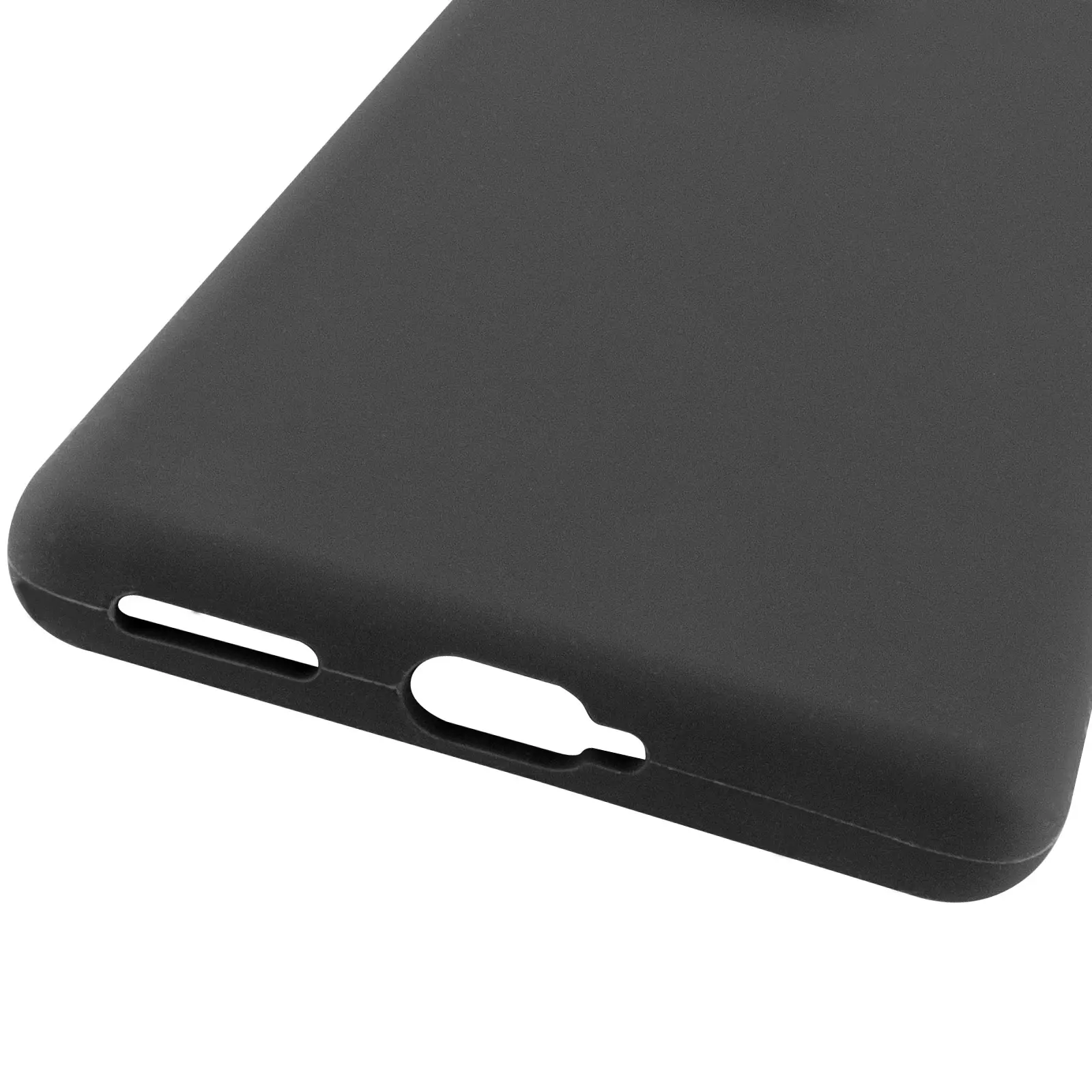 Etui Silicone Cover do Motorola Edge 50 Fusion, Czarny / Black 4, TPU (termopoliuretan)