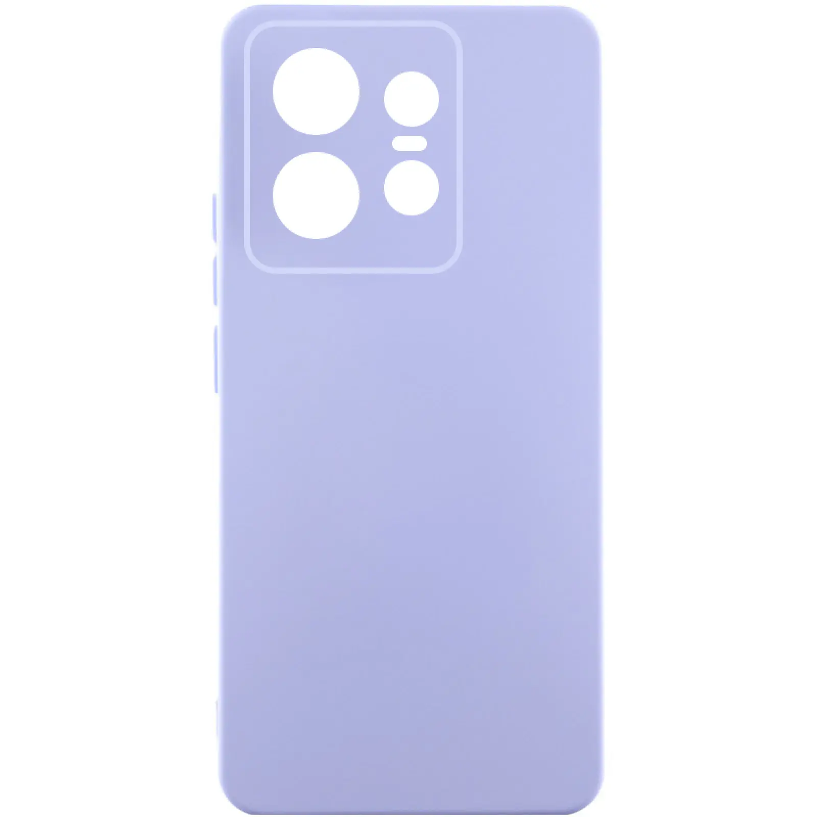 Чохол Silicone Cover (AA) для Motorola Edge 50 Pro, Бузковий / Dasheen, TPU (термополіуретан)