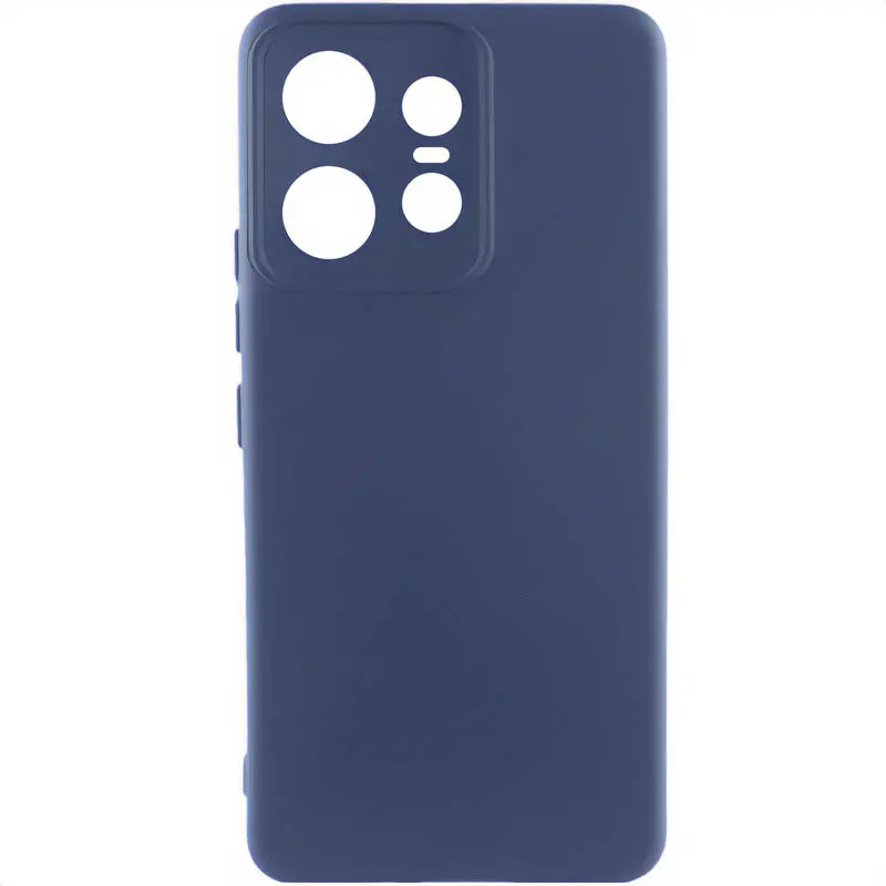 Чохол Silicone Cover (AA) для Motorola Edge 50 Pro, Темно-синій / Midnight blue, TPU (термополіуретан)