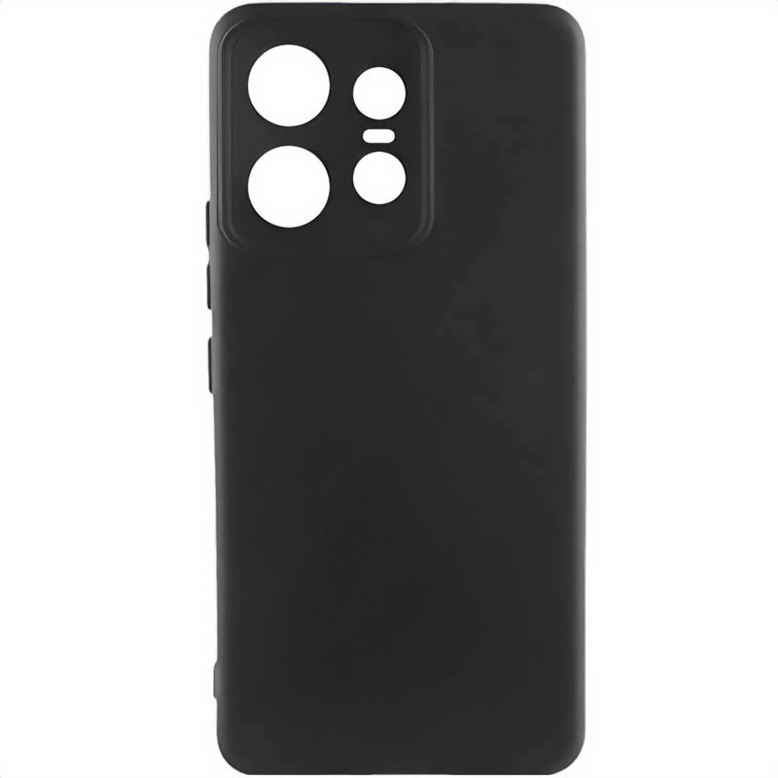 Чохол Silicone Cover (AA) для Motorola Edge 50 Pro, Чорний / Black, TPU (термополіуретан)