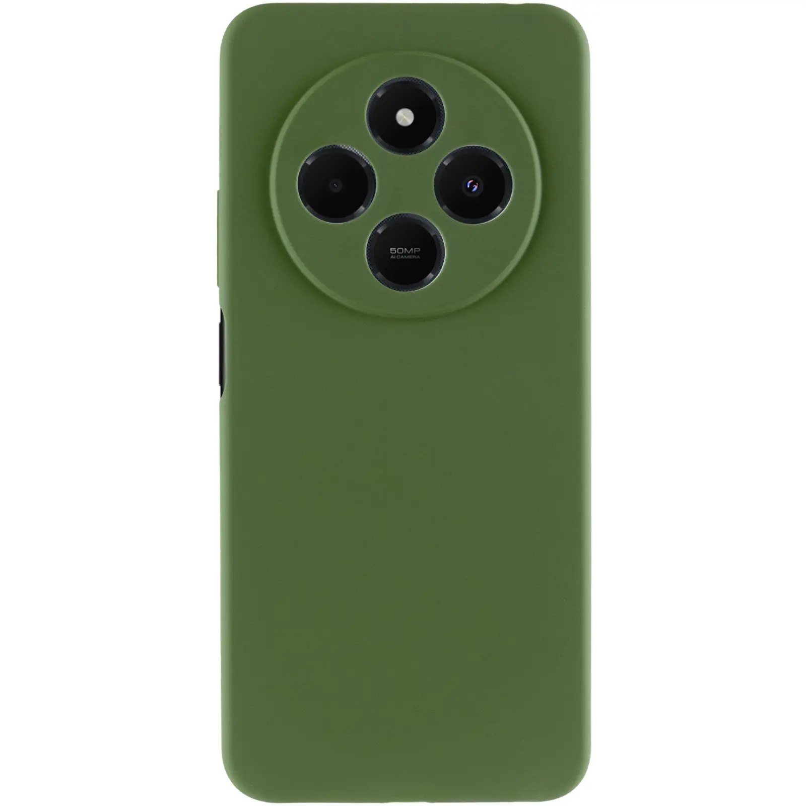 Etui Silicone Cover do Xiaomi Redmi 14C / Poco C75, Zielony / Dark green 1, TPU (termopoliuretan)