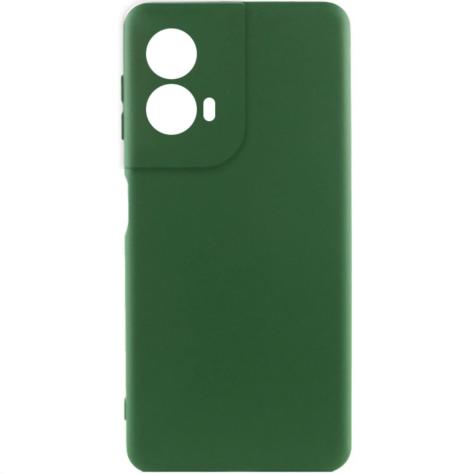 Etui Silicone Cover do Motorola Moto G85, Zielony / Dark green, TPU (termopoliuretan)