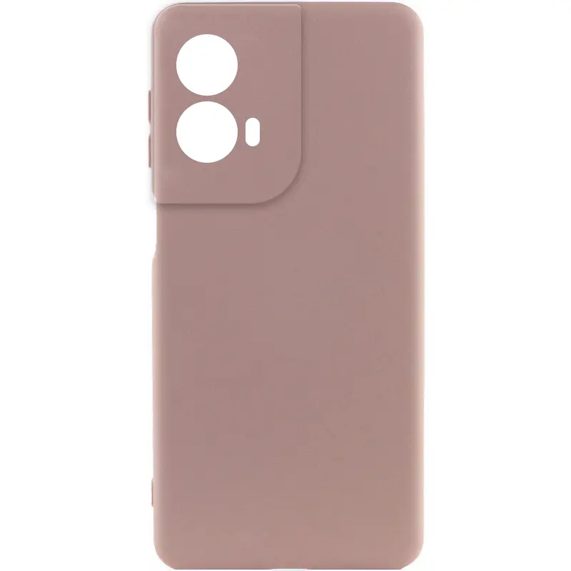 Etui Silicone Cover do Motorola Moto G85, Różowy / Pink Sand, TPU (termopoliuretan)