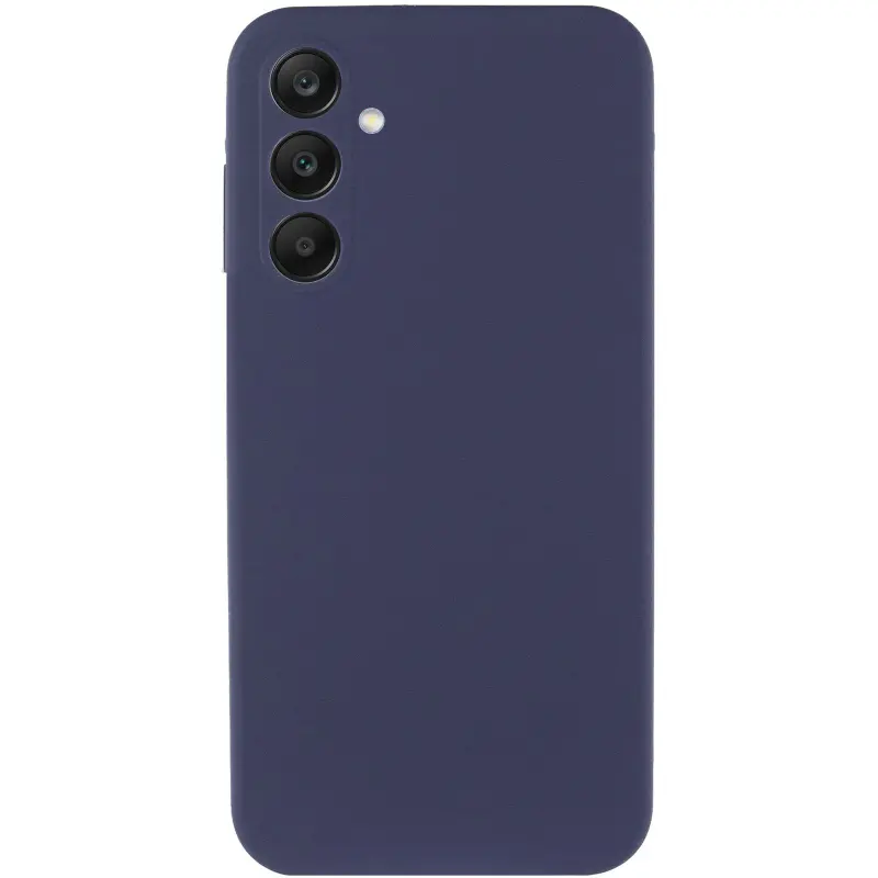 Чохол Silicone Cover (AA) для Samsung Galaxy A36 5G, Темно-синій / Midnight blue 1, TPU (термополіуретан)