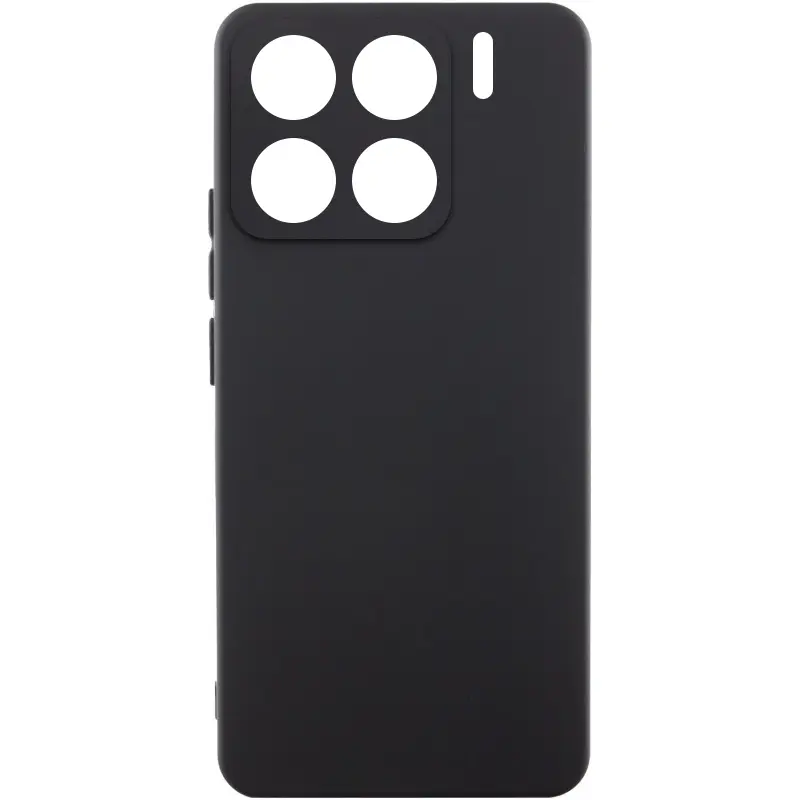 Etui Silicone Cover do Xiaomi 15, Czarny / Black, TPU (termopoliuretan)