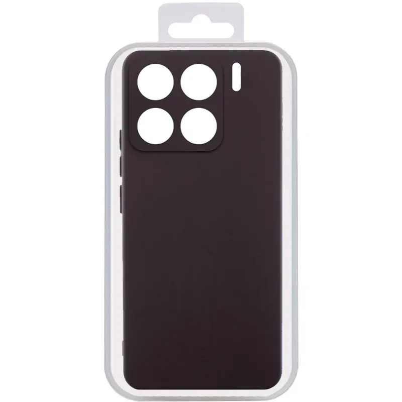Etui Silicone Cover do Xiaomi 15, Czarny / Black 1, TPU (termopoliuretan)